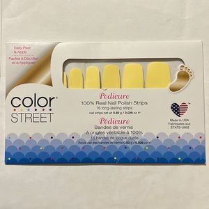 Brand New Color Street Pedicure - Hello Sunshine State